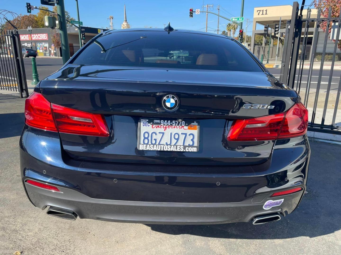 2019 Blue BMW 5-Series (WBAJA9C53KB) , located at 744 E Miner Ave, Stockton, CA, 95202, (209) 944-5770, 37.956863, -121.282082 - PLUS TAXES AND FEES - Photo#10